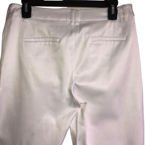 Zac & Rachel high rise zip button front two slash pockets scalloped hem capri 10 - Picture 6 of 6
